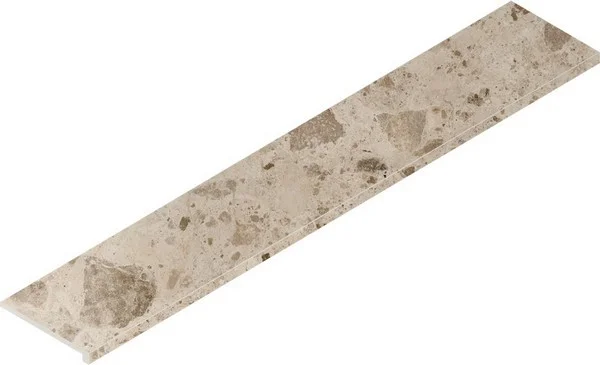Керамогранит Italon Континуум Стоун Беж Ступень угловая правая 33х160 (Натуральная) в Уфе