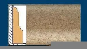 Плинтус пробковый ArtCorkDesing С 103 (Колер 5) 12х65х910 мм в Уфе