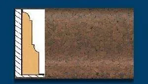 Плинтус пробковый ArtCorkDesing С 103 (Колер 11) 12х65х910 мм в Уфе