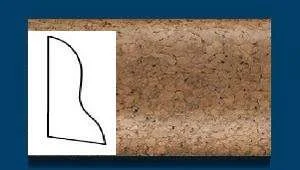 Плинтус пробковый ArtCorkDesing С 102 (Колер 9) 20x40x910 мм в Уфе