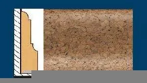 Плинтус пробковый ArtCorkDesing С 103 (Колер 9) 12х65х910 мм в Уфе