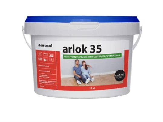 Клей Arlok 35 (13 кг) 230-490 г/м2, контактный для ПВХ покрытий в Уфе