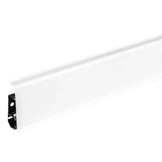 Плинтус пластиковый Arbiton INDO70 01 Белый блеск 2,5 м в Уфе