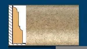 Плинтус пробковый ArtCorkDesing С 103 (Колер 4) 12х65х910 мм в Уфе