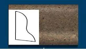 Плинтус пробковый ArtCorkDesing С 102 (Колер 7) 20x40x910 мм в Уфе