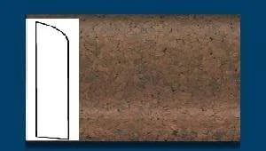 Плинтус пробковый ArtCorkDesing С 106 (Колер 11) 10х60х910 мм в Уфе