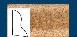 Плинтус пробковый ArtCorkDesing С 102 (Колер 8) 20x40x910 мм в Уфе