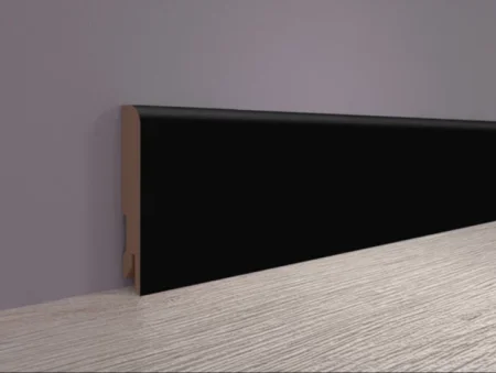 Плинтус MDF Bonkeel 24032 Чёрный Софт (100х16х2400 мм) в Уфе