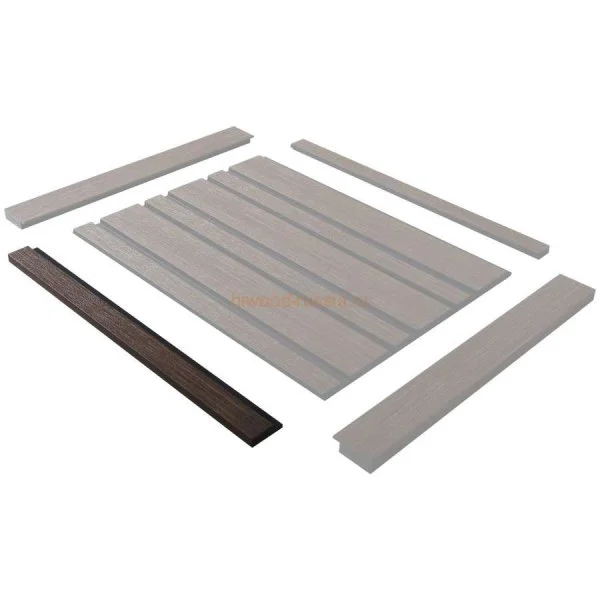 Финишный молдинг LF124A BR396K правый декорированный (42х12х2700мм) в Уфе