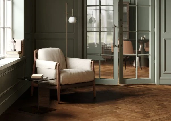 Паркетная доска Quartz Parquet Штучный паркет Орех Американский 44-400-29 в Уфе