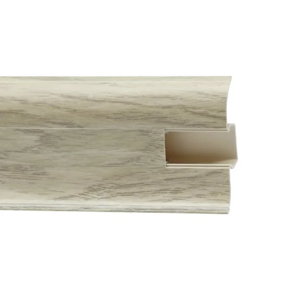 Пластиковый плинтус Royce №853 Дуб Супрема (58х22х2200мм) в Уфе