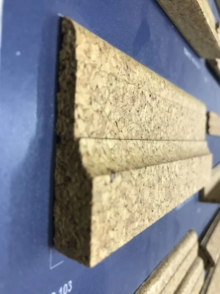 Плинтус пробковый ArtCorkDesing С 103 лакированный 12х65х910 мм в Уфе