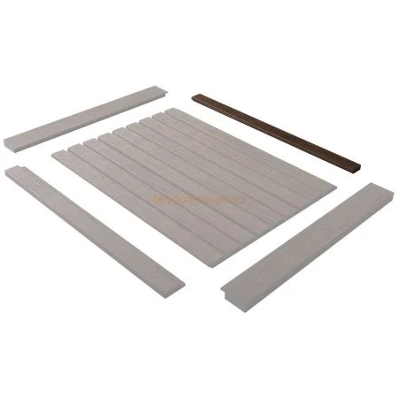 Финишный молдинг LF124B BR396 левый декорированный (31х12х2700мм) в Уфе