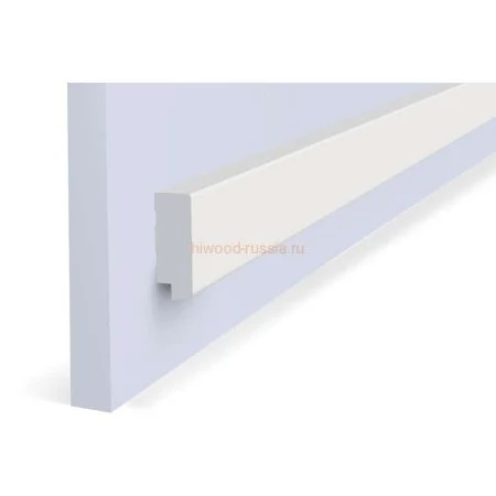 Финишный молдинг LF124B NP левый белый (31х12х2700мм) в Уфе