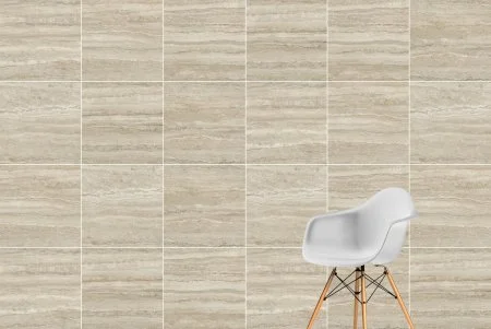 Керамогранит Vitra CityStone Травертин Линейный 60х60 (Натуральная и Реттифицированная) в Уфе