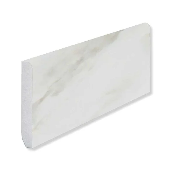 Кварцевый плинтус Fargo 6089-1 Белый Мрамор 80х11х2200 мм в Уфе