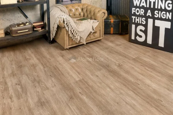Каменно-полимерная плитка Alpine Floor Grand Sequoia Light Карите ECO 11-901 3.5мм, 34 класс в Уфе