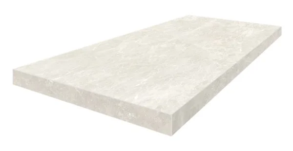 Керамогранит Coliseum Да Винчи Уайт Ступень угловая левая (Натуральный, 33х60) в Уфе