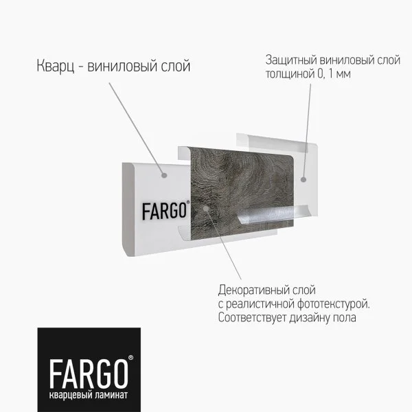 Кварцевый плинтус Fargo 68S455 Агат Маренго 80х11х2200 мм в Уфе