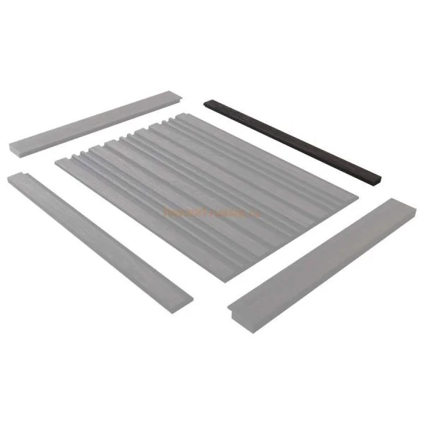 Финишный молдинг LF124B BR395K левый декорированный (31х12х2700мм) в Уфе