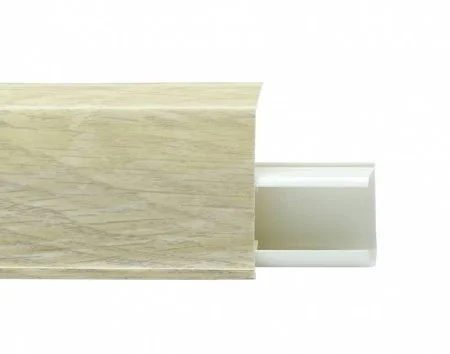 Пластиковый плинтус Royce №508 Серый Опем (55х23х2200мм) в Уфе