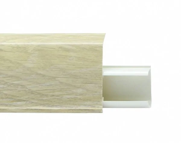 Пластиковый плинтус Royce №508 Серый Опем (55х23х2200мм) в Уфе