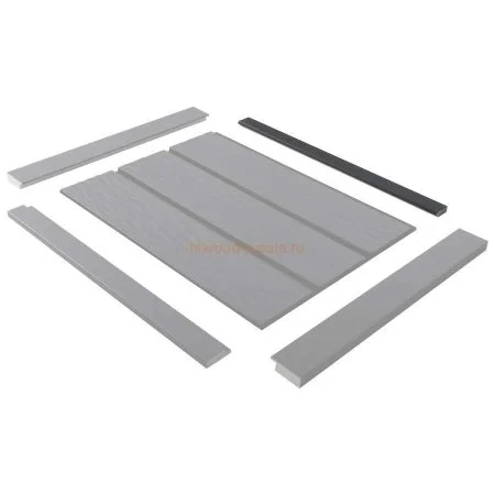 Финишный молдинг LF124B GR15K левый декорированный (31х12х2700мм) в Уфе