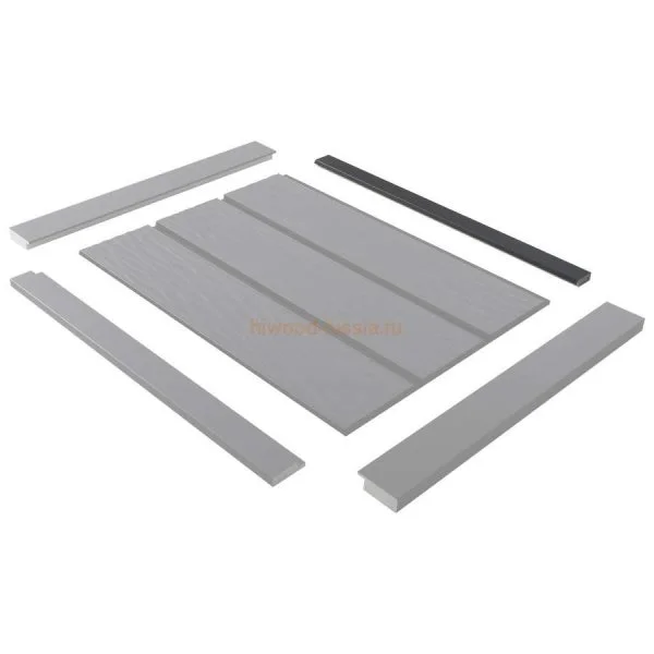 Финишный молдинг LF124B GR15K левый декорированный (31х12х2700мм) в Уфе