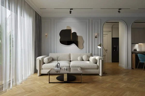 Паркетная доска Quartz Parquet Штучный паркет Вяз Кенигсберг 44-550-62 в Уфе