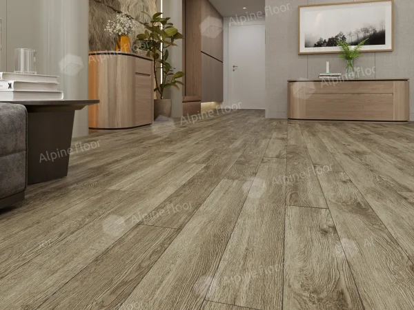 Каменно-полимерная плитка Alpine Floor Grand Sequoia Village Венге Грей ECO 11-807 4мм, 43 класс в Уфе