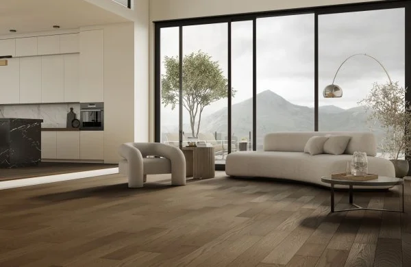 Паркетная доска Quartz Parquet Классик 5 мм Дуб Брауни 413 в Уфе