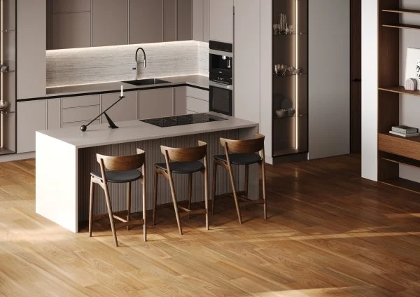 Паркетная доска Quartz Parquet Классик 5 мм Дуссия Африканская 550-63 в Уфе