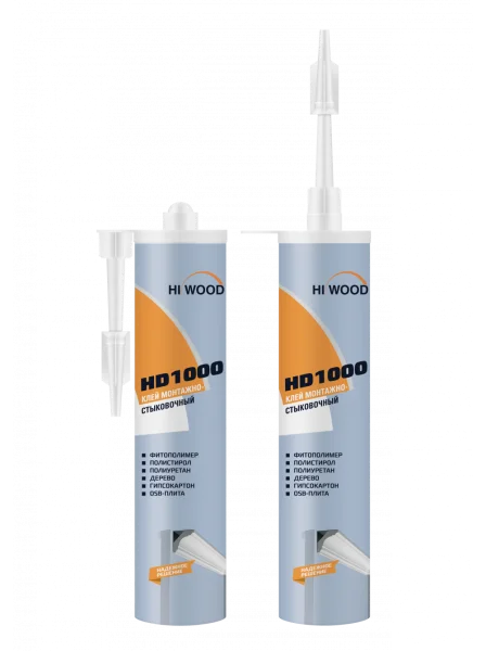 Монтажно-стыковочный клей HiWood HD1000 Белый 280 ml в Уфе