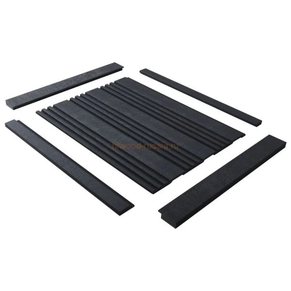 Финишный молдинг LF124B BK114K левый декорированный (31х12х2700мм) в Уфе