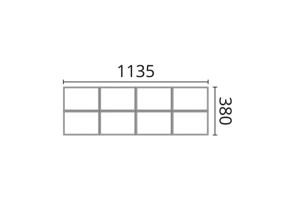 Декоративная панель NMC Arstyl Bump (113.5x38x4.3 см) в Уфе
