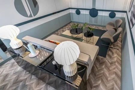 Пробковое покрытие CorkStyle Chevron Silver в Уфе