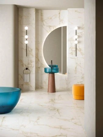 Керамогранит Coliseum Канова Уайт 60х120 (Натуральный и Реттифицированный) в Уфе