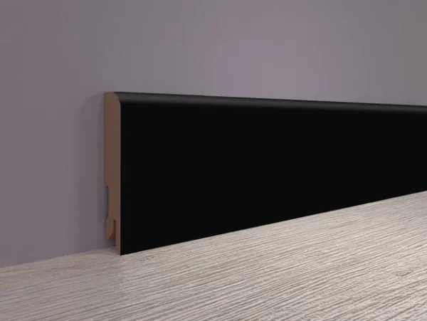 Плинтус MDF Bonkeel 24032 Чёрный Софт (100х16х2400 мм) в Уфе