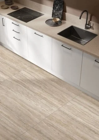 Керамогранит Vitra CityStone Травертин Линейный 60х120 (Натуральная и Реттифицированная) в Уфе