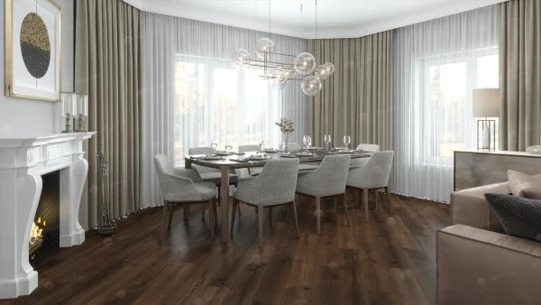 Каменно-полимерная плитка Alpine Floor Real Wood Дуб Мокка ECO 2-2, 6 мм 43 класс в Уфе