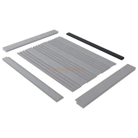 Финишный молдинг LF124B BK114K левый декорированный (31х12х2700мм) в Уфе