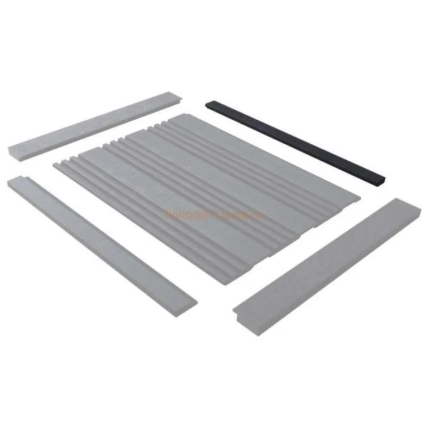 Финишный молдинг LF124B BK114K левый декорированный (31х12х2700мм) в Уфе