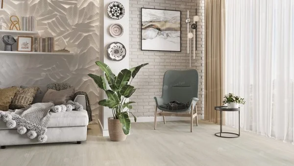 Каменно-полимерная плитка Alpine Floor Solo Plus Виваче ЕСО 14-201, 4 мм, 43 класс в Уфе