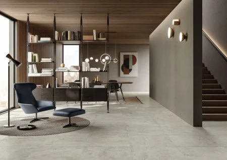 Керамогранит Italon Метрополис Абсолют Сильвер 80х80 (Натуральная и Реттифицированная) в Уфе