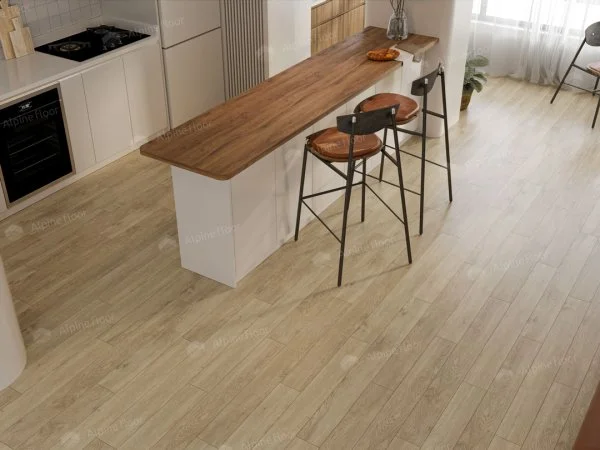 Каменно-полимерная плитка Alpine Floor Grand Sequoia Village Миндаль ECO 11-607 4мм, 43 класс в Уфе