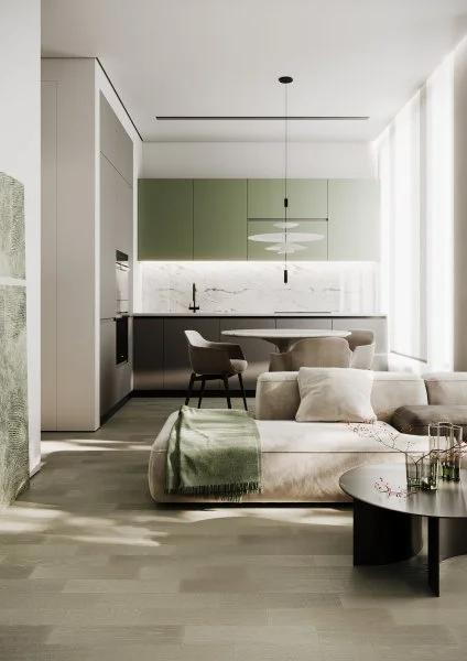 Паркетная доска Quartz Parquet Штучный паркет Дуб Лунный 44-1258-08 в Уфе