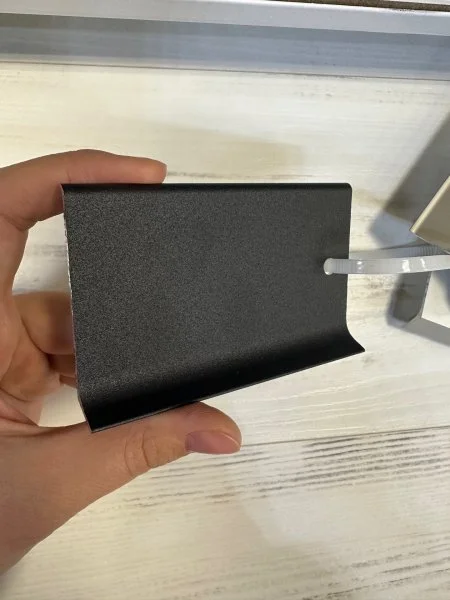 Алюминиевый плинтус Bonkeel ПЛ80 515л Черный (78,5х11,2х2500мм) в Уфе