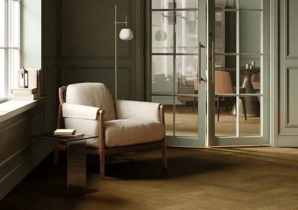 Паркетная доска Quartz Parquet Штучный паркет Дуб Кедровый Латте 44-1258-59 в Уфе