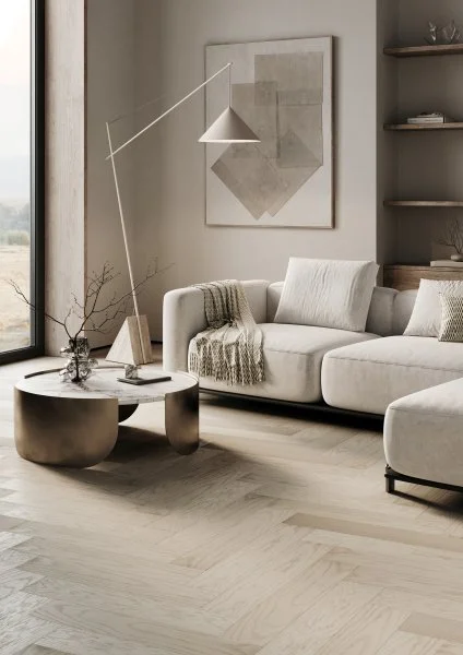 Паркетная доска Quartz Parquet Английская Ёлка Дуб Песочный 33-408 в Уфе