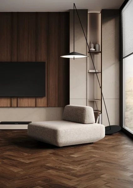 Паркетная доска Quartz Parquet Штучный паркет Орех Американский 44-400-29 в Уфе